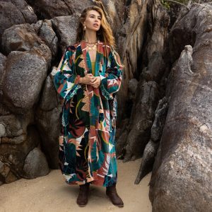 Mai Velvet Kimono: A Classic Elegant Piece for the Free-Spirited Soul – Handmade with Care for Every Body in Mind Perfect Year - Round Style