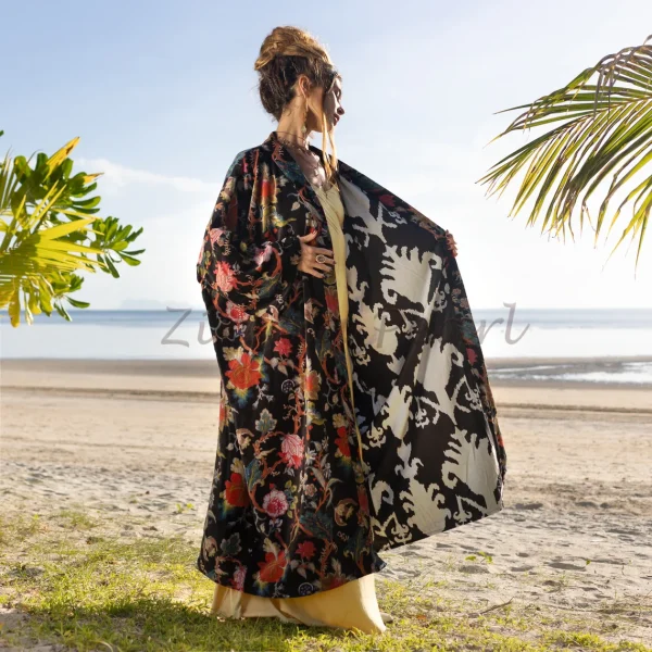 Mai Velvet Kimono: A Classic Elegant Piece for the Free-Spirited Soul – Handmade with Care for Every Body in Mind Perfect Year - Round Style