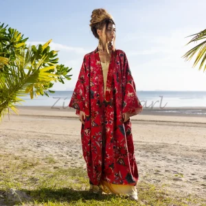 MAI Velvet Kimono: A Timeless Expression of Style – Handcrafted Luxury for the Free-Spirited Soul – The Boho Velvet Dream – Inclusive Sizing