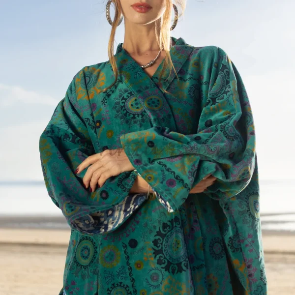 Mai Velvet Kimono – Experience Elevated Luxury – Exceptionally Handcrafted, Timelessly Stylish, Thoughtfully Designed for All Body Types - Image 2