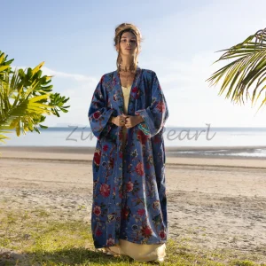 Mai Velvet Kimono: A Classic Elegant Piece for the Free-Spirited Soul – Handmade with Care for Every Body in Mind Perfect Year - Round Style