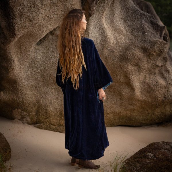 Mai Velvet Kimono: Embrace the Velvet Dream – Exceptionally Handcrafted, Timelessly Stylish, and Thoughtfully Designed for All Body Types - Image 3