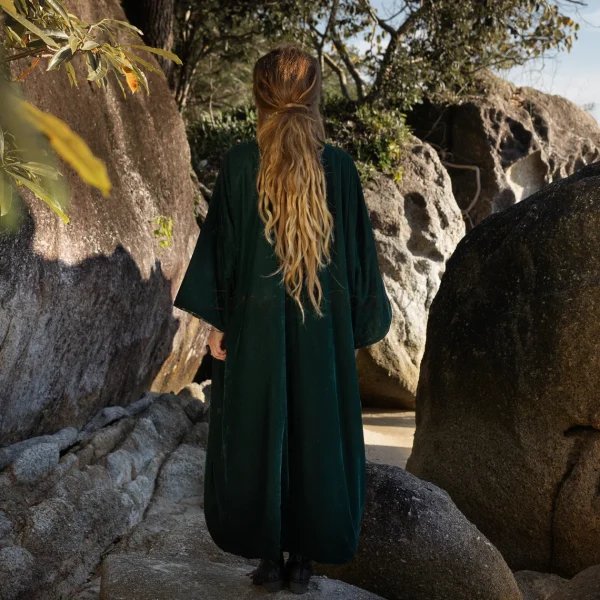 Mai Velvet Kimono: Embrace the Velvet Dream – Exceptionally Handcrafted, Timelessly Stylish, and Thoughtfully Designed for All Body Types - Image 3