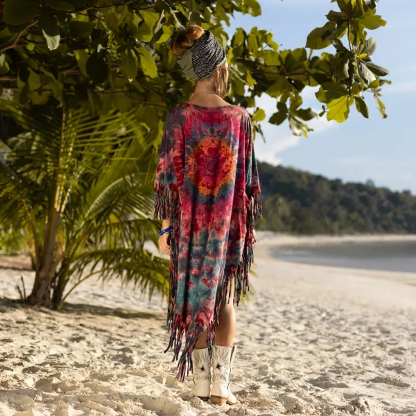 Arlo - Enchanting Tiedye Tunic - Zinnia Pearl Exclusive - Handcrafted with Love, Size-Inclusive Magic up to 3X - Feel the Boho Vibes!