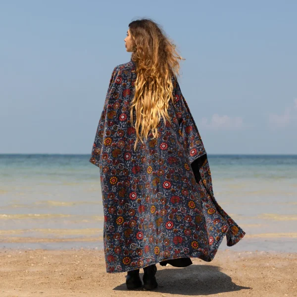 MAI Velvet Kimono: A Timeless Expression of Style – Handcrafted Luxury for the Free-Spirited Soul – The Boho Velvet Dream – Inclusive Sizing - Image 3