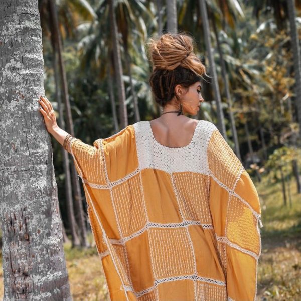 Get Ready to Slay in the Zora Crochet Boho Dress - Perfect for Your Next Beach Vacation or Resort Getaway. Flaunt Your Gorgeous Self! - Image 7