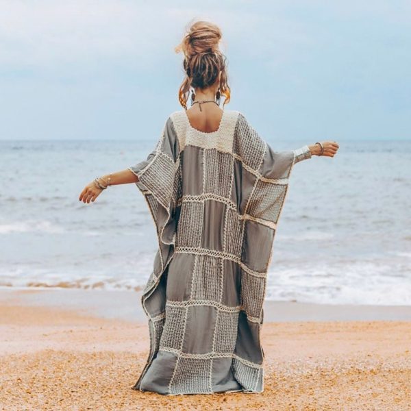 Get Ready to Slay in the Zora Crochet Boho Dress - Perfect for Your Next Beach Vacation or Resort Getaway. Flaunt Your Gorgeous Self! - Image 3