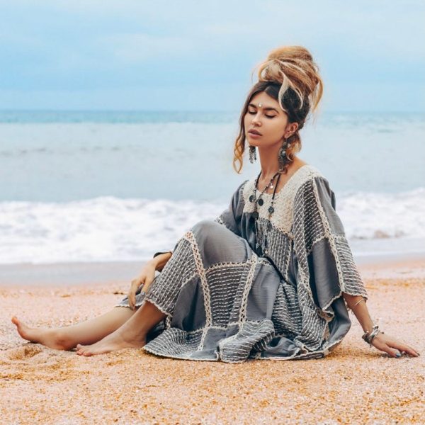 Get Ready to Slay in the Zora Crochet Boho Dress - Perfect for Your Next Beach Vacation or Resort Getaway. Flaunt Your Gorgeous Self! - Image 7