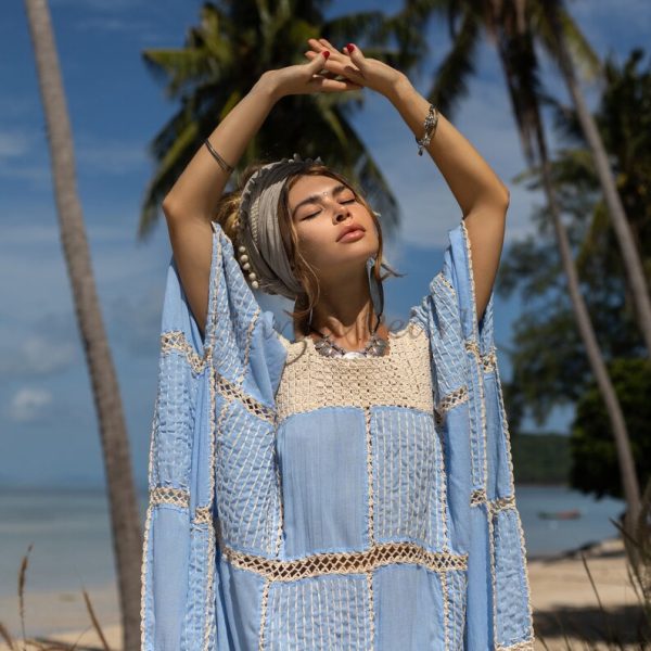 Get Ready to Slay in the Zora Crochet Boho Dress - Perfect for Your Next Beach Vacation or Resort Getaway. Flaunt Your Gorgeous Self! - Image 4