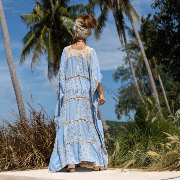 Get Ready to Slay in the Zora Crochet Boho Dress - Perfect for Your Next Beach Vacation or Resort Getaway. Flaunt Your Gorgeous Self! - Image 3