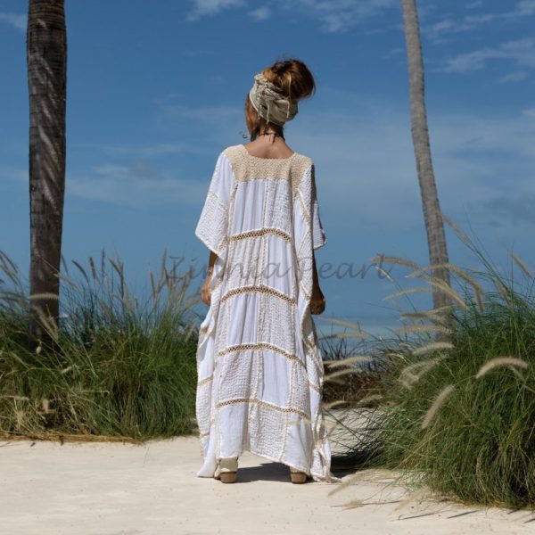 Get Ready to Slay in the Zora Crochet Boho Dress - Perfect for Your Next Beach Vacation or Resort Getaway. Flaunt Your Gorgeous Self! - Image 2