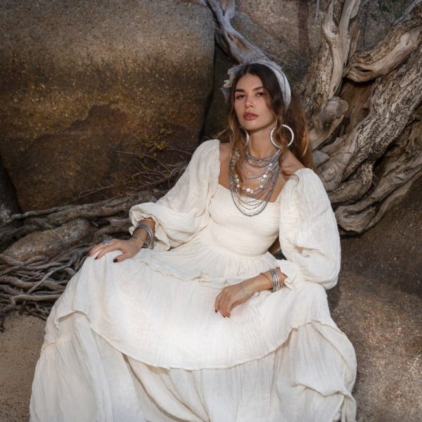 Isabella Amore - Eternal Boho Bliss Wedding Dress - Radiating Warmth & Passion - Celebrate the Love of life and all its beauty - Multi Sizes