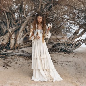 Isabella Amore - Eternal Boho Bliss Wedding Dress - Radiating Warmth & Passion - Celebrate the Love of life and all its beauty - Multi Sizes