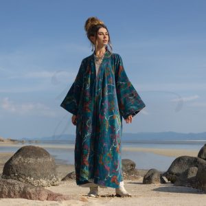 Mai Velvet Kimono: A Classic Elegant Piece for the Free-Spirited Soul – Handmade with Care for Every Body in Mind Perfect Year - Round Style