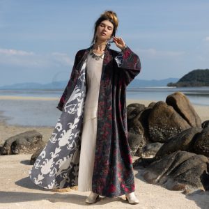 Mai Velvet Kimono: A Classic Elegant Piece for the Free-Spirited Soul – Handmade with Care for Every Body in Mind Perfect Year - Round Style