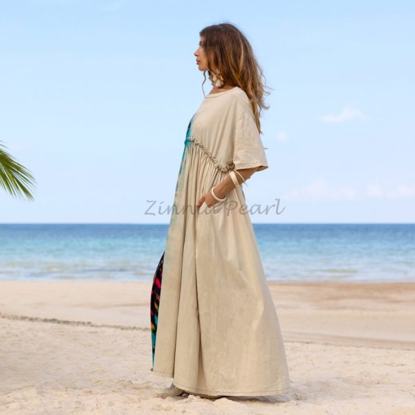 Kalina Bliss Tie Dye Maxi: Embrace Your Free Spirit in Boho Chic Style - Handmade with love for every one - Channels Hippie Vibes with ZP - Image 2